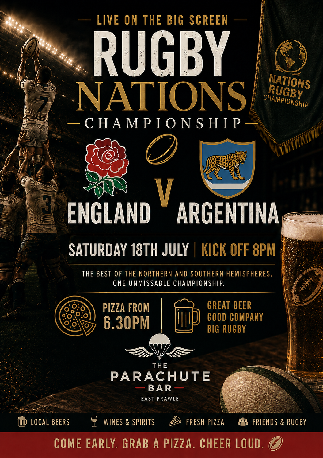 Rugby - Sat 18th July / Eng v Arg